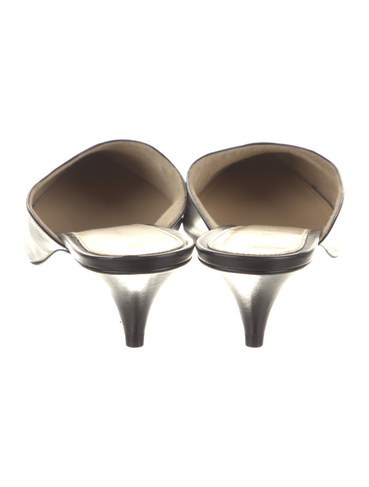 Khaite Leather Mules